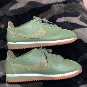 Green Nike Cortez’s